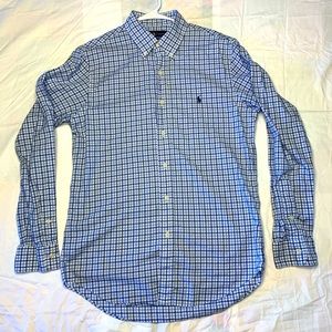 Ralph Lauren men’s slim fit long sleeve dress shirt.